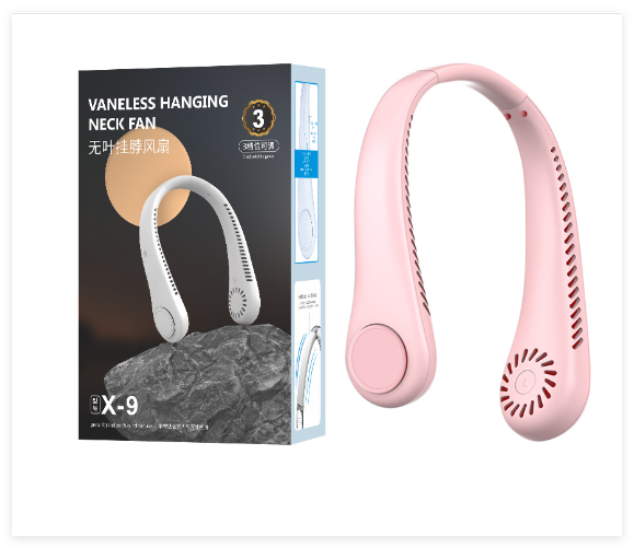 Bladeless Rechargeable Neck Fan – Hands-Free Cooling Anytime
