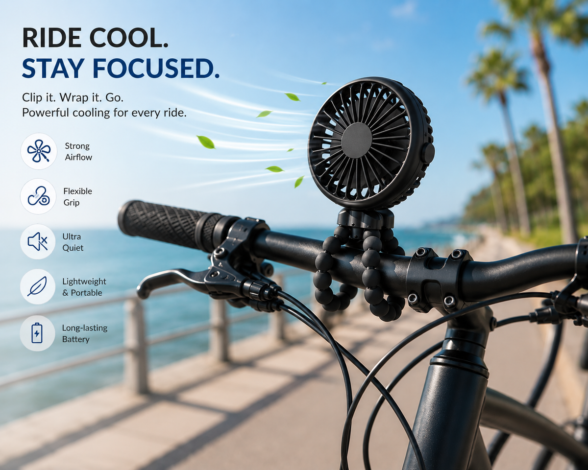Flexible Tripod Mini Fan