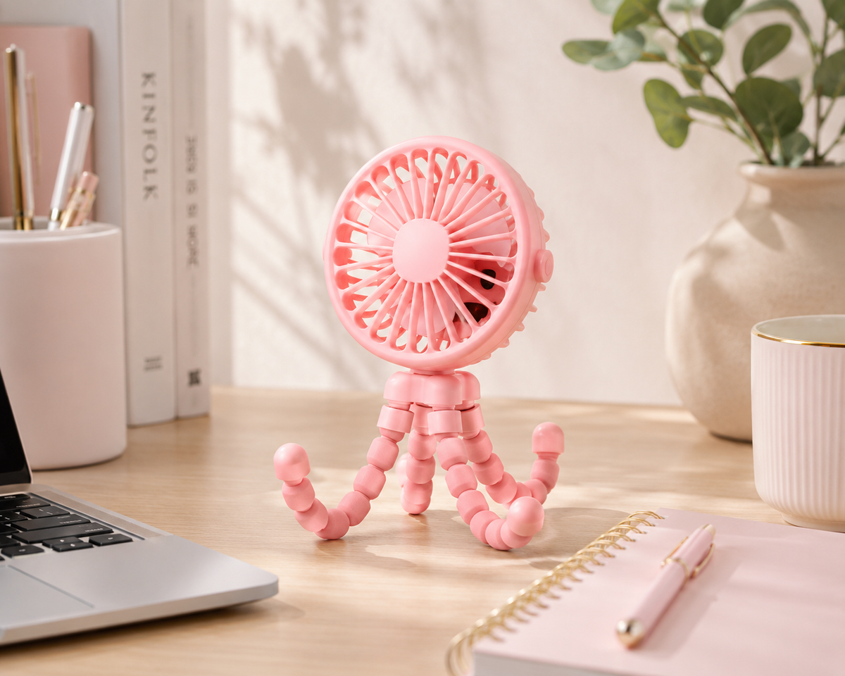 Flexible Tripod Mini Fan